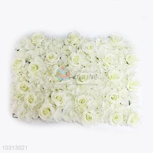 White Color Roses Flower Appliques Sewing Handmade for Home Wedding Party