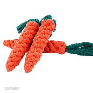 Best Sale Carrot Shape Pet Chew Toys Best Knots Chew Toys