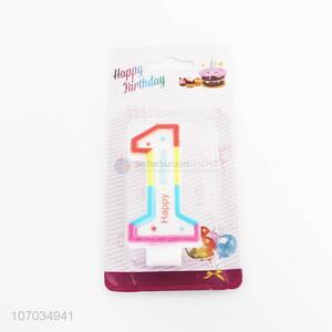 Fashion Design Colorful Craft Candle Best Birthday Candle Number Candle