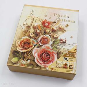 Elegant Flower Pattern Photo Album