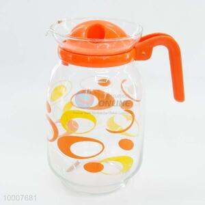 1500ml Top Selling Nice Pattern Glass Tea pot