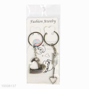 Wholesale Lovers Heart Shaped Key Chain/Key Ring