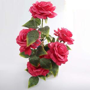 Plastic Flowers Decorative Artificial Flower Bonsai with Vase