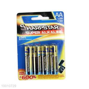 High Quality  AA LR6 1.5V Super Alkaline Battery