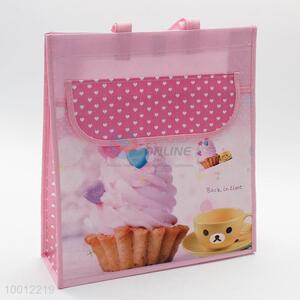 High Quality Pink Cheap Non Woven Shopping bag