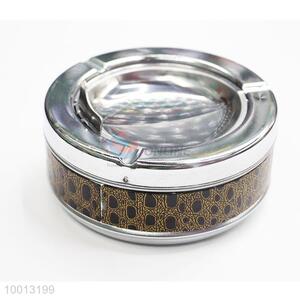 Wholesale Brown Pattern Windproof Iron Ashtray