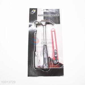 4pcs Hardware Tools Set of A Mini Hammer, A Art Knife and 2ps Screwdrivers