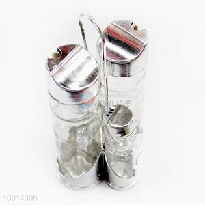 Wholesale High Quality 3 Pieces Glass Condiment Bottle Set