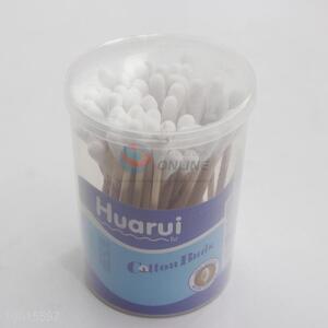 Sterile 100pcs wood cotton buds