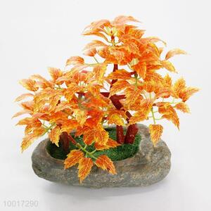 Yellow Decorative Artificial Flower Plant Tree Simulation Bonsai