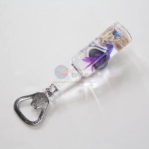 Purple magnetic beer opener