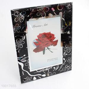 Home decorative floral glass photo frame