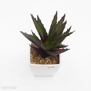 Artificial/Simulation Potted Plant of Purple Barbados Aloe