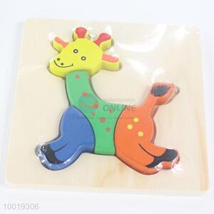 Cartoon Giraffe Model Building Block Puzzle