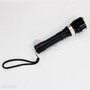 500m Cheap Blcak Waterproof Strong Light Flashlight