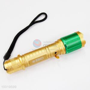 500m New Design Gloden Waterproof Strong Light Flashlight