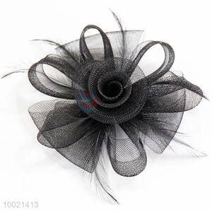 Flower Wholesale Brooch Hand-made Women Mesh Flower Hair Clips