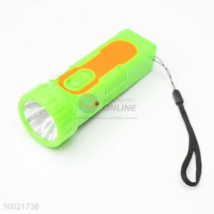 Wholesale Top Sale High Quality Plastic Solar Rechargeable Flashlight