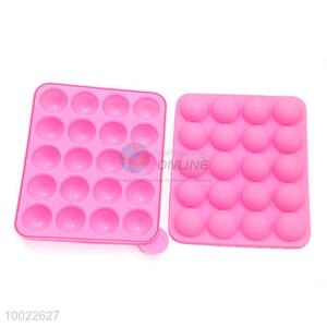 Pink 20 Holes Silicone Cookies/Cake Mould