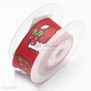 Hot Sale High Quality 3.8CM Christmas Print Ribbon