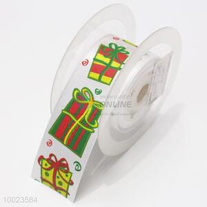 Hot Sale High Quality 3.8CM Christmas Gift Print Ribbon