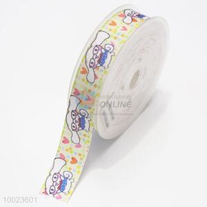 New Arrival Hot Sale High Quality 2.2CM Dog Pattern Print Ribbon