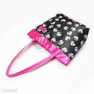 Bowknot Decorated Satin Single-shoulder Bag