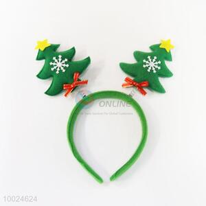 Green Christmas Tree Head Band for Christmas