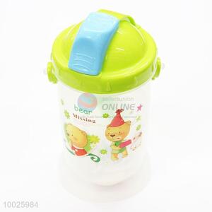 High Quality 400ML Cartoon Sports Bottle With Straw And Strap