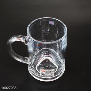 380ml glass cup/drinking cup with handle