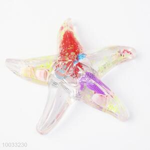 Beautiful clear acrylic starfish shaped bottle opener