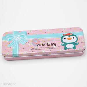 Pink big capacity student 2-layer pencil case