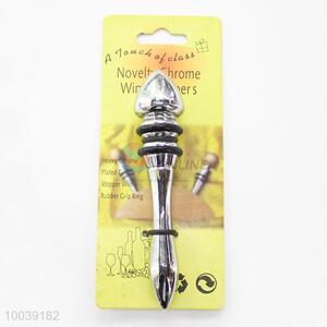 Factory direct sale zinc alloy cute wine stopper