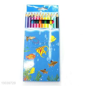 High quality 12pcs/set 3.0 wooden color pencil pen