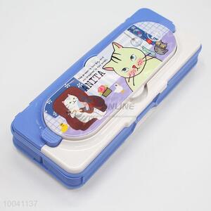 23*9.5*4CM Cartoon Pattern School Pencil Box With Calculator