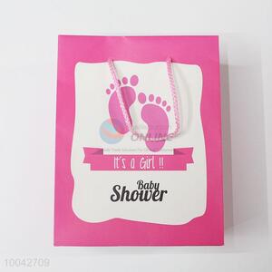 13*17*7CM Copper Plate Shopping Paper Bag For Baby