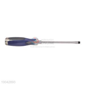 6mm*100mm Blue Handle Straight Screwdriver