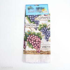 Grape Printed Microfiber Dish Cloth/Kitchen Towel