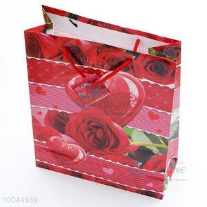 Red Love Valentine's Day Style 32*44*11cm 128 Steel Plate Gift Bag