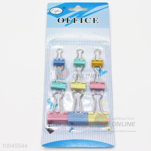 9pcs Colorful Iron Ticket/Metal Clips Set