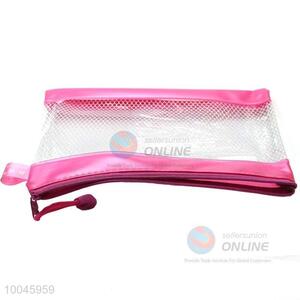 A3 Utility PVC mesh fabric stationary bag with zipper