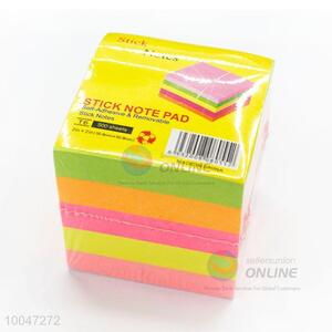 5 Colors Square 500 Sheets Self-adhesive & Removable Stick Notes