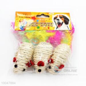 Sisal Mouse Shaped Dog Toy/Pet Toys