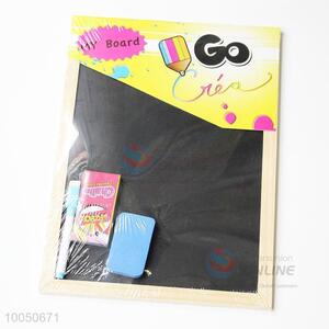 23*30cm non-toxic wooden frame chalk black board