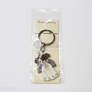 Lovely Girl Aluminium Alloy Key Chain/Key Ring