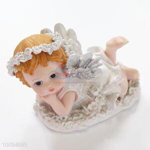 New carved white resin angle baby craft