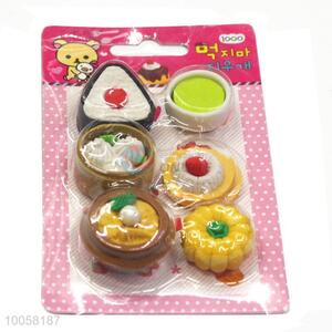 Wholesale Cute Breakfast Series Shape Eraser