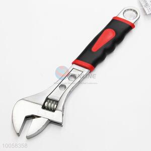 10Inch Repair Tools Adjustable Wrench with Red Handle