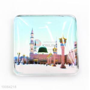 Square Great Building Pattern Fridge Magnet