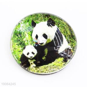 Cute Round Glass Fridge Magnet